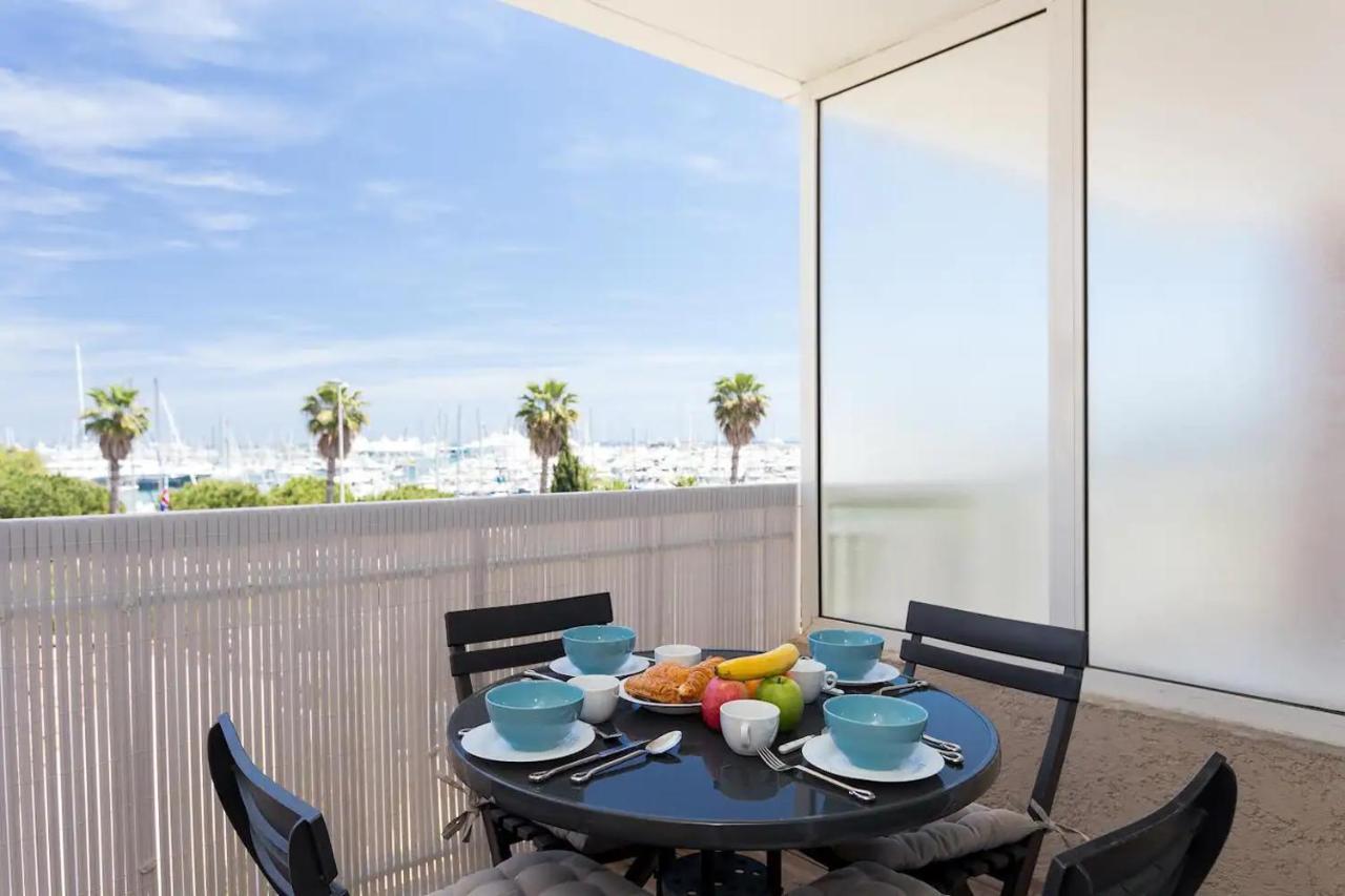 Modern Studio Apt W/Balcony/Port Views/Nr Old Town Antibes Luaran gambar